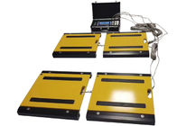 LCD Electronic Truck Axle Scale , 50T Vehicle Axle Weighing Scales
