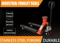 Carbon Steel Manual Type Forklift 2000Kg Hand Pallet Jack With Weight Scale