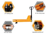 Carbon Steel  Or Stainless Steel 2 Ton Electronic Pallet Jack With Weight Scale