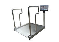 Carbon Steel Wheelchair Wireless Floor Scales Medical Heavy Duty 300Kg 500Kg