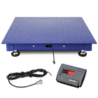 Carbon Steel Electronic Digital Platform Heavy Duty Floor Scales Single Deck 1T