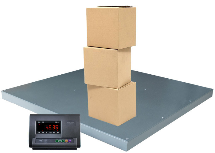 Adjust Height 1.2M 2000kg Steel Warehouse Floor Scale
