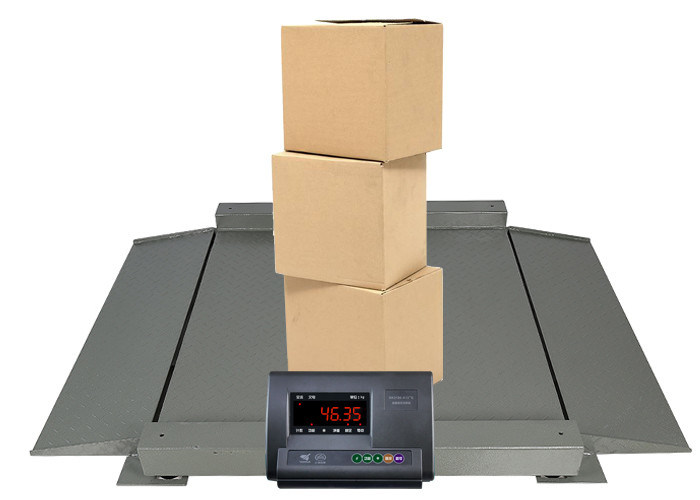 0.8m Digital Floor Scales Industrial , LCD Floor Scale For Pallets