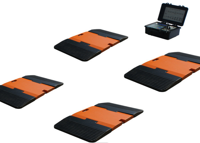 LCD Electronic Truck Axle Scale , 50T Vehicle Axle Weighing Scales