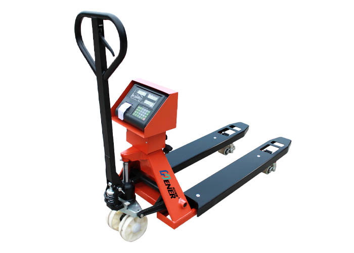 Steel Industrial Forklift Pallet Jack Weight Scale 2000KG Customized Color