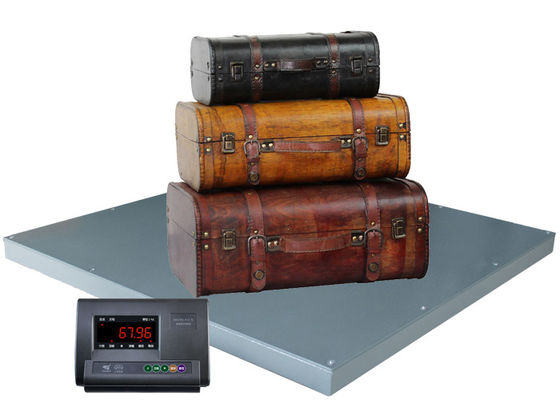 0.8m Digital Floor Scales Industrial , LCD Floor Scale For Pallets