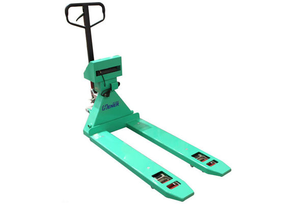 Manual 3000Kg Pallet Jack Scale Truck With Weight Indicator