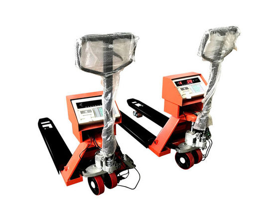 1 Ton Hydraulic Pallet Jack With Weight Scale For Industrial Use