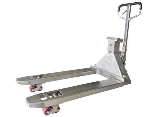 Hydraulic Pallet Jack With Weight Scale , Brake Pallet Truck With Weighing Scale