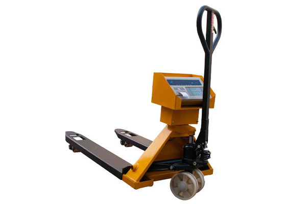 Removable Pallet Jack With Weight Scale , LED Low Profile Pallet Scale
