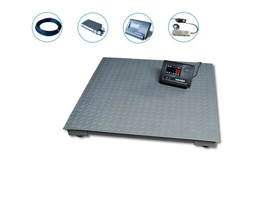 Heavy Duty Industrial Platform Pallet Floor Scales 1.5x1.5M 3000Kg