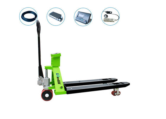 OEM Carbon Steel Hydraulic Trolley Pallet Jack With Weight Scale