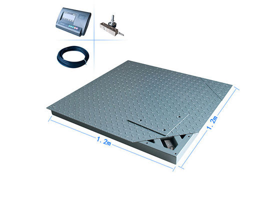 Portable Industrial Floor Weighing Scales 1.5*1.5m 3 Ton With Optional Indicator