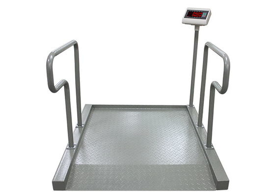 Hospital Wheelchair Heavy Duty Floor Scales Stainless Steel Multi Purpose 300kg