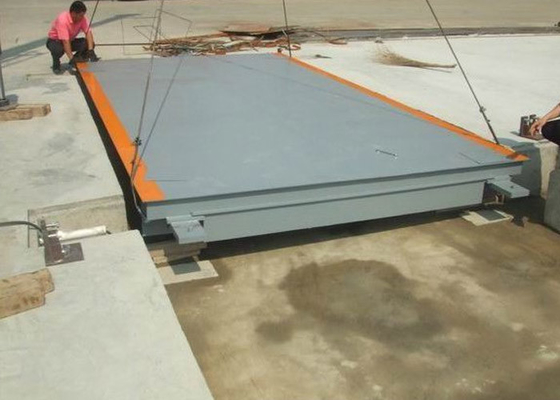 Concrete Deck Truck Scale Industrial Heavy Duty Weighbridge 100 Ton