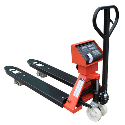 Industrial Digital Manual Hydraulic Hand Pallet Jack With Weight Scale 2000kg